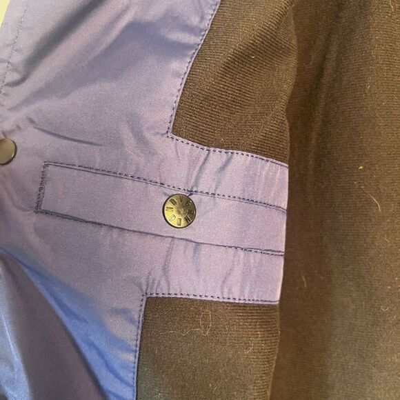 CG Habitats Navy Blue Snap Button Up "MT Terrain Parks" Windbreaker Size XL - Picture 8 of 12